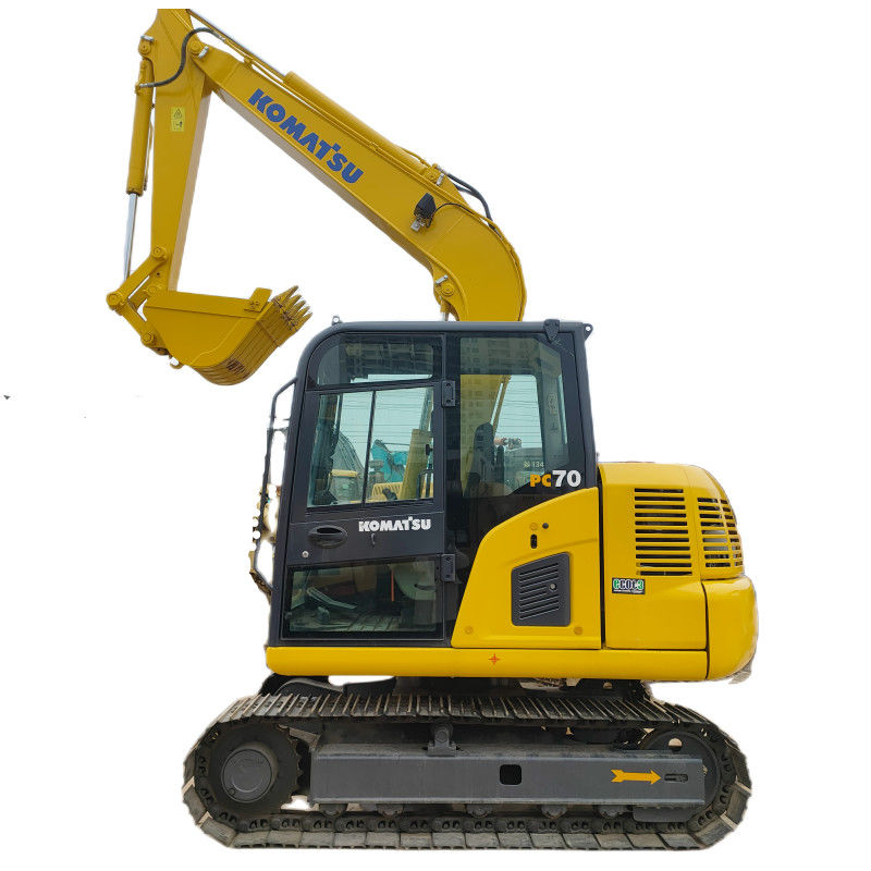 PC70 Komatsu Bekas Mini Excavator 6,5 ton Mini Crawler Excavator Pertanian