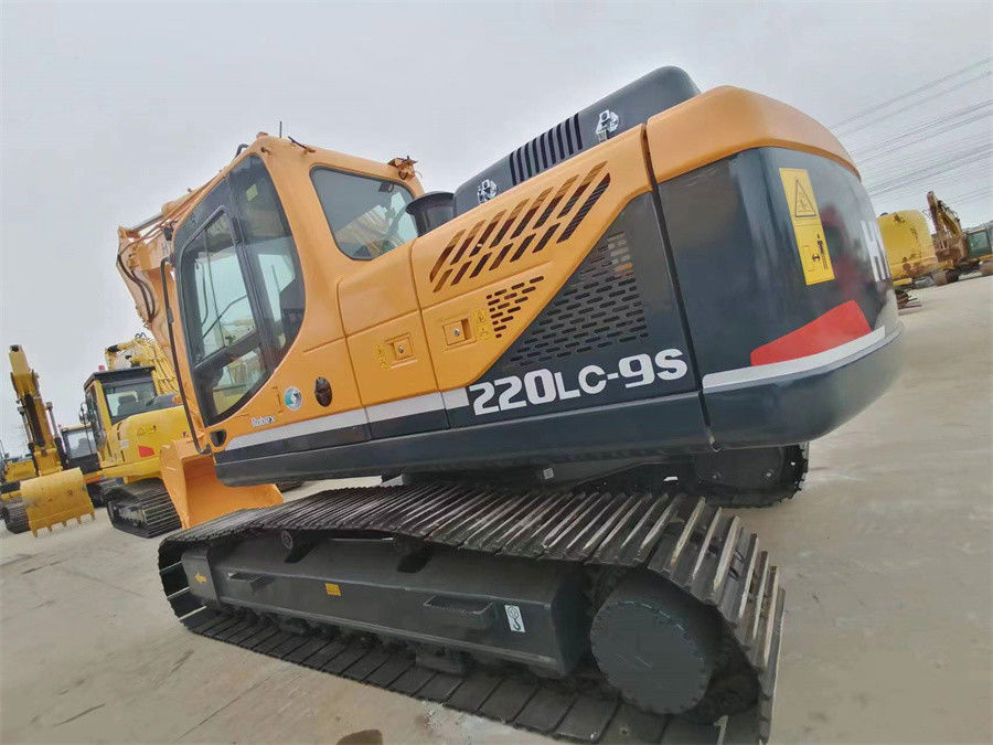 Korea Digunakan Hyundai Excavator 220lc-9s Berat Kerja 22 Ton Crawler Excavator