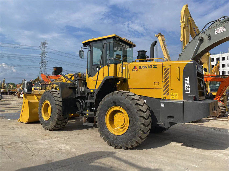 SDLG LG956L Asal Cina Menggunakan Wheel Loader Dengan Front End Loader 17000 - 17250Kg