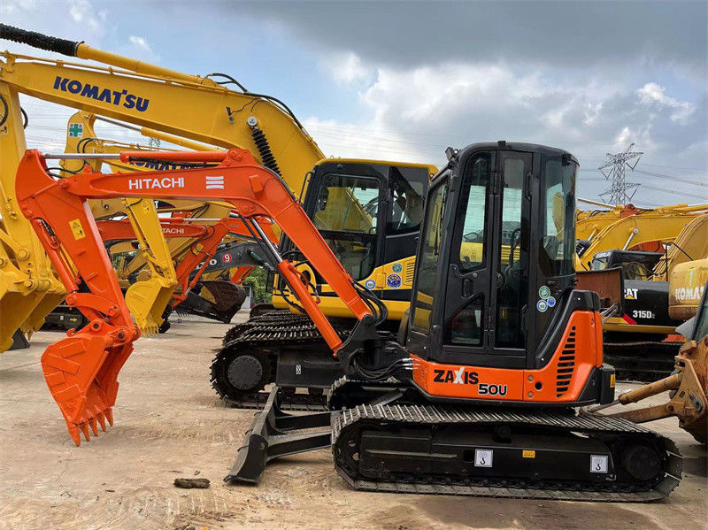 Digunakan Hitachi ZX50U Mini Excavator Digunakan 5 Ton Hitachi ZX50 Mini Excavator