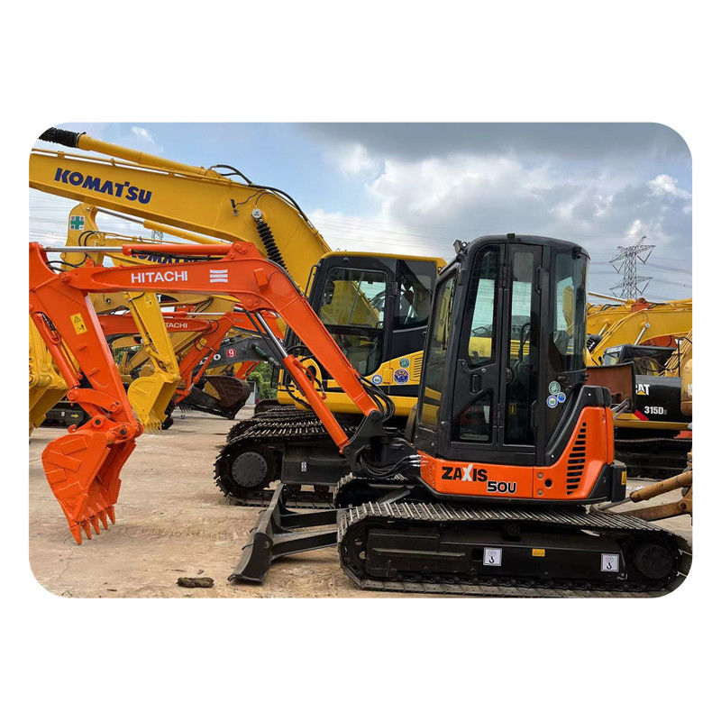 Digunakan Hitachi ZX50U Mini Excavator Digunakan 5 Ton Hitachi ZX50 Mini Excavator