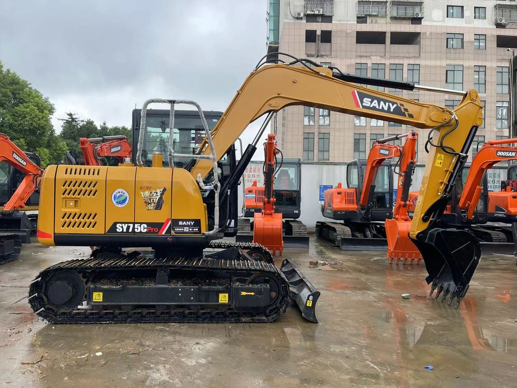 2022 Digunakan Sany SY75C Excavator Sany Crawler 7.5 Ton Mini Excavator