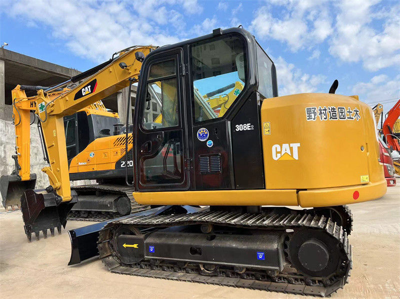 Digunakan CAT 308E2 Crawler Mini Excavator Digunakan Caterpillar 306 305 307 308 Excavator