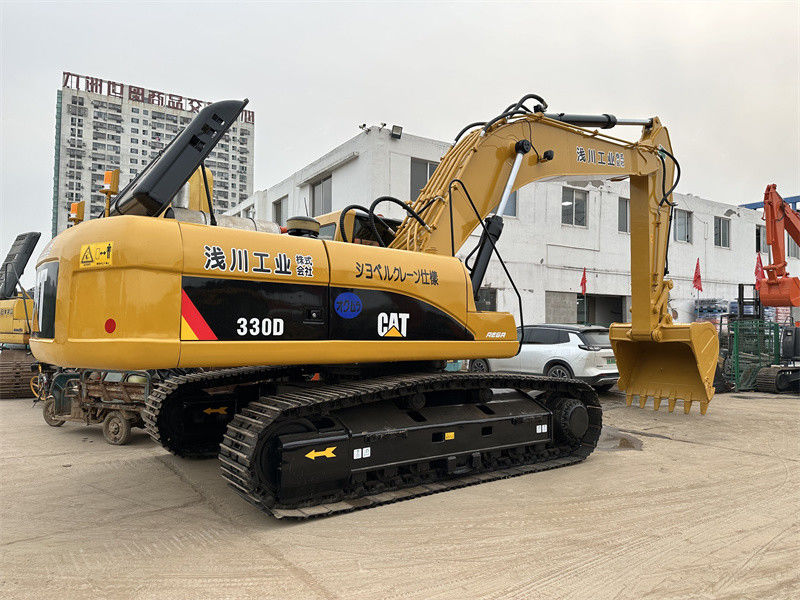Digunakan Caterpillar CAT 330D Crawler Excavator 30 Ton Untuk Proyek Konstruksi Besar