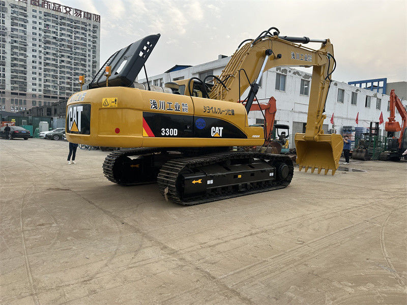 Digunakan Caterpillar CAT 330D Crawler Excavator 30 Ton Untuk Proyek Konstruksi Besar