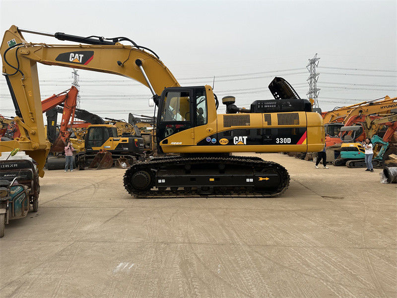 Digunakan Caterpillar CAT 330D Crawler Excavator 30 Ton Untuk Proyek Konstruksi Besar