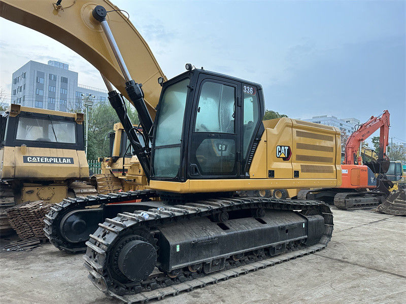 Digunakan Caterpillar CAT 336 Crawler Excavator 36 Ton Caterpillar Excavator Besar Penggali