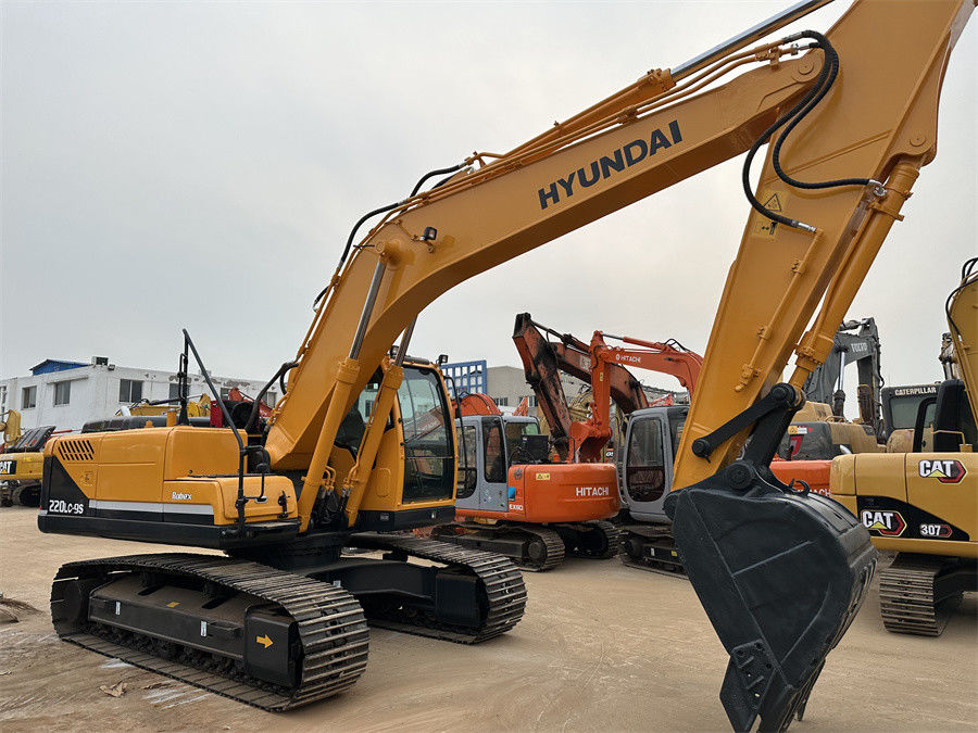 Original Hyundai 220 Excavator Hydraulic Crawler Produksi di Korea R220lc 9s