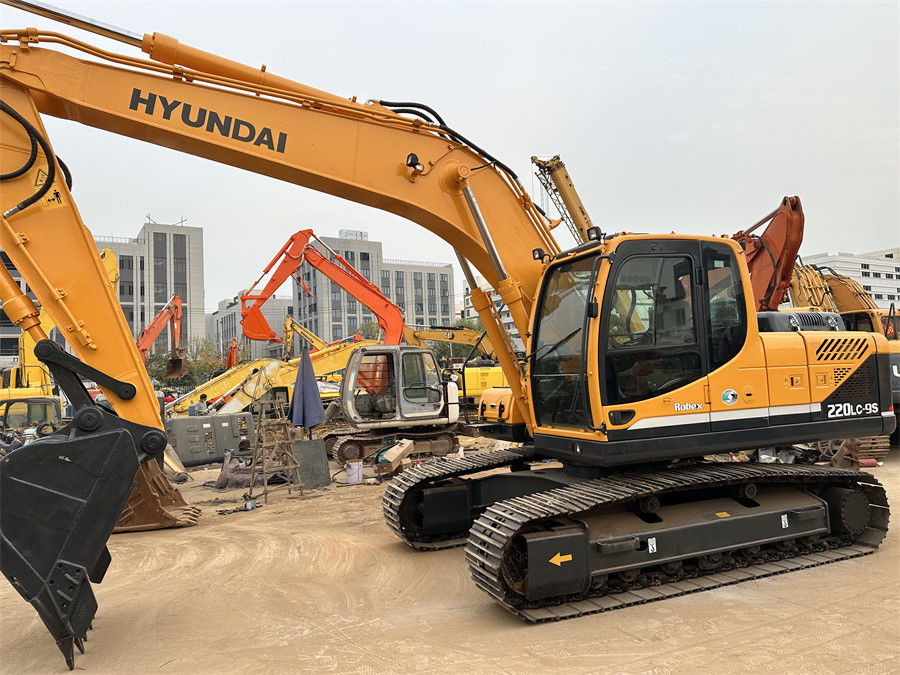 Original Hyundai 220 Excavator Hydraulic Crawler Produksi di Korea R220lc 9s