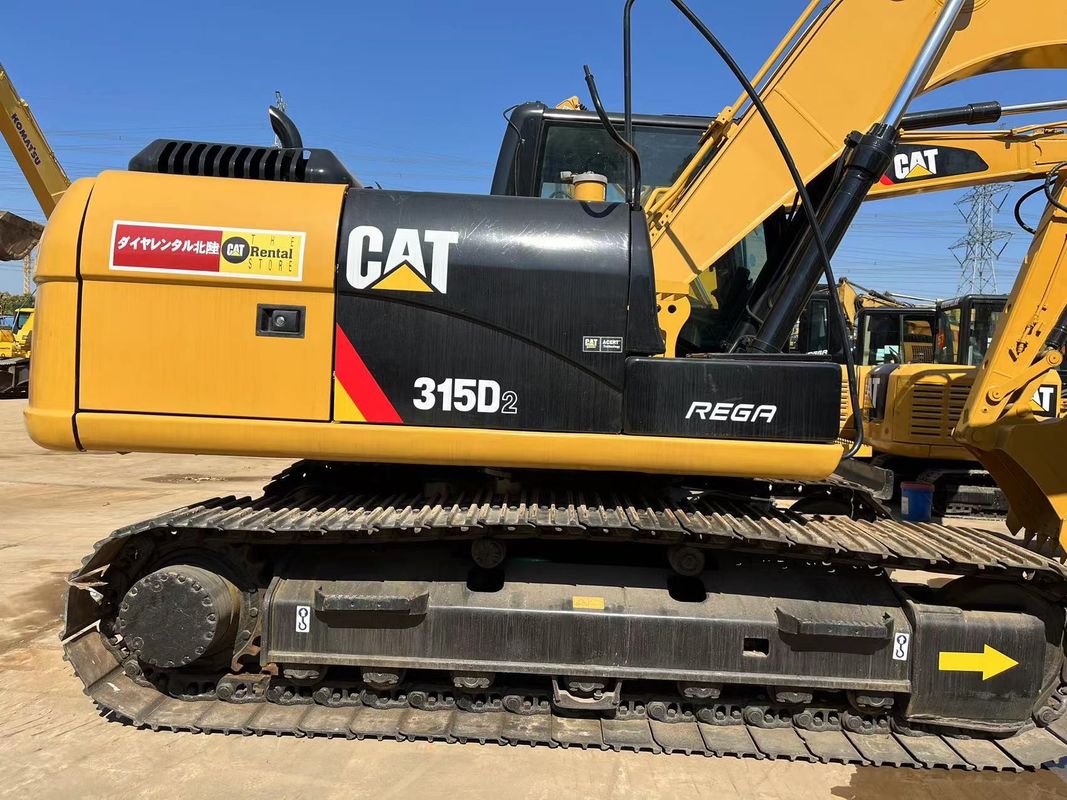 Digunakan Cat Excavator 315D Bersih Peralatan yang Digunakan 15 Ton Excavator Cat 315