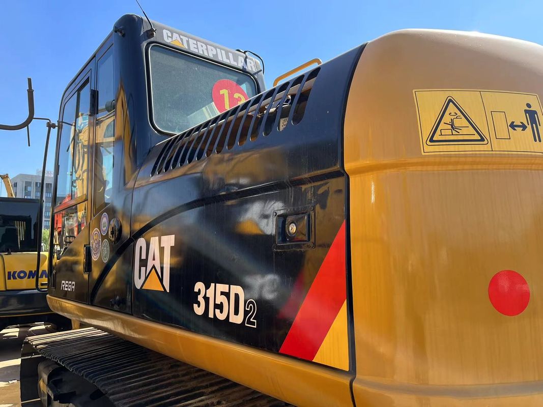 Digunakan Cat Excavator 315D Bersih Peralatan yang Digunakan 15 Ton Excavator Cat 315