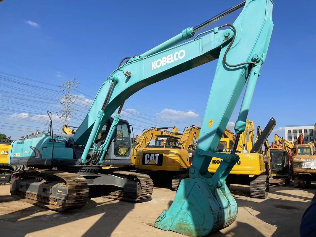 Digunakan 35 Ton Besar Kobelco Excavator SK350LC-8 Bersih Digunakan Excavators In Stock