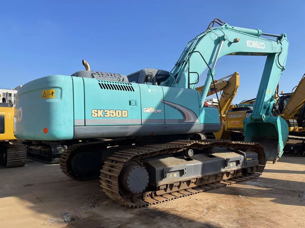 Digunakan 35 Ton Besar Kobelco Excavator SK350LC-8 Bersih Digunakan Excavators In Stock