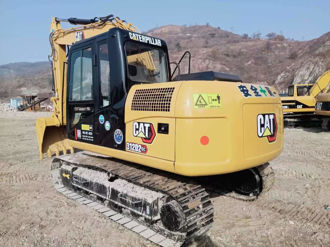 312D2 Digunakan Cat Excavator 12 Ton kecil Hydraulic Crawler Excavator Cat 312