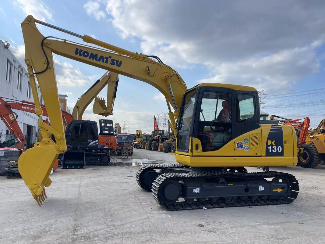 Pc130-7 Hydraulic Crawler Digunakan Komatsu Excavator 13 Ton Komatsu 130 Excavator Kecil