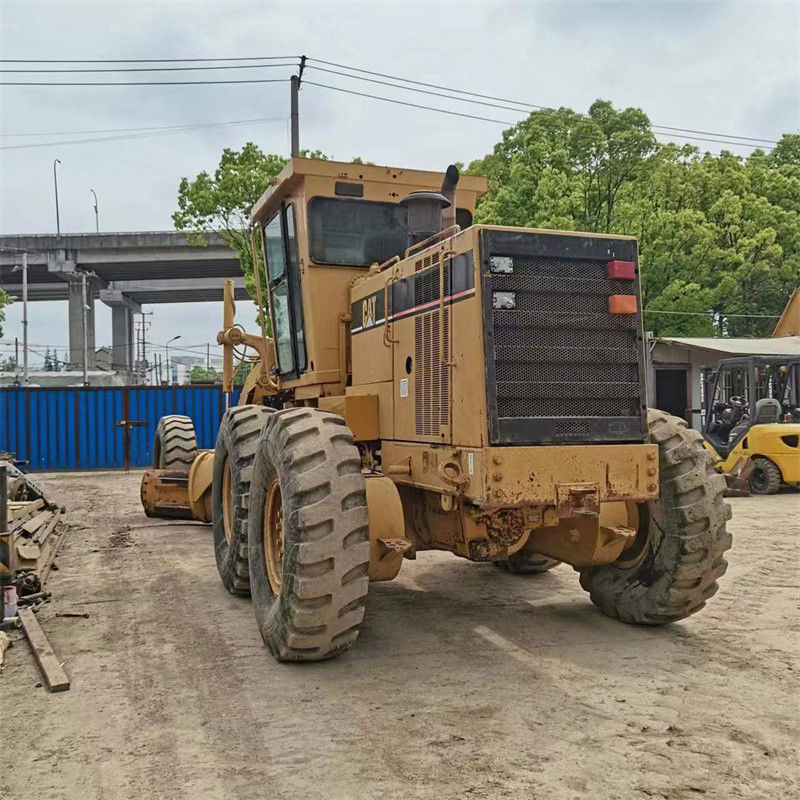 Amerika Asal Caterpillar CAT 14H Motor Grader Untuk Pembangunan Jalan Pembuangan Salju