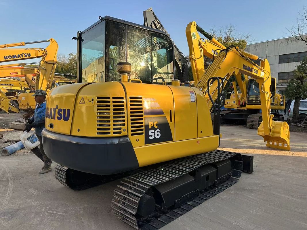 Komatsu PC56-7 bekas mini excavator 5 ton Komatsu excavator dalam kondisi baik