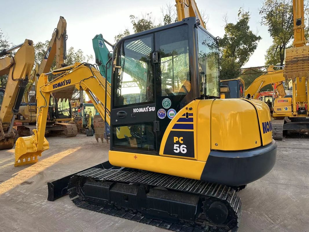 Komatsu PC56-7 bekas mini excavator 5 ton Komatsu excavator dalam kondisi baik