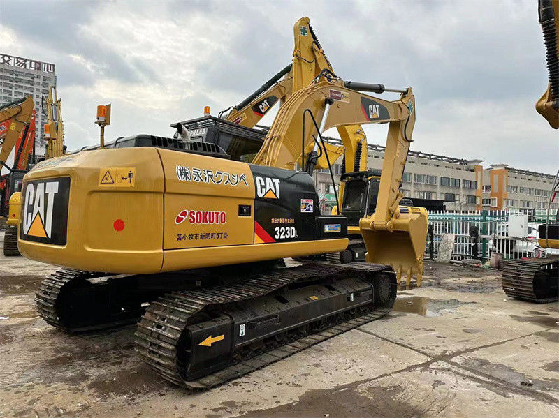 Cat Crawler Excavator 323DL yang asli Digunakan Caterpillar 320D 323D Excavator