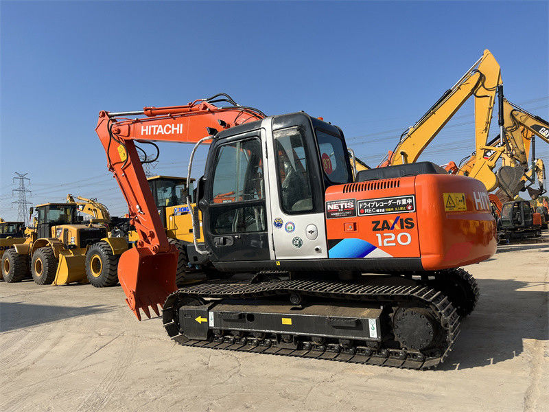 12 Ton Digunakan Hitachi ZX120 Excavator Jepang Asal Used Hitachi Zx120 Mining Excavator