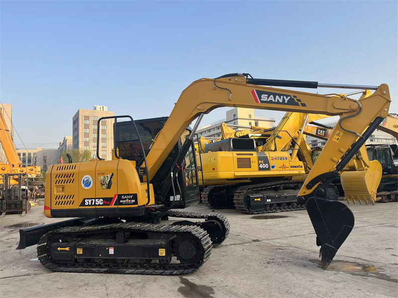 Sany SY75C Pro Digger bekas tangan kedua 7.5 Ton Sany Mini Digger