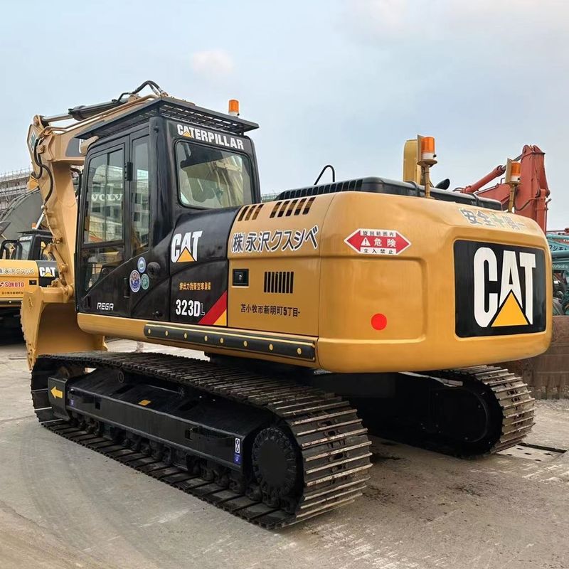 Digunakan Caterpillar 323DL Hydraulic Crawler Excavator Berat 23 Ton Mesin CAT C6.6
