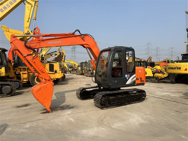 Digunakan Excavators Hitachi ZX70 Hydraulic Crawler Excavator Digunakan 7 Ton Mini Hitachi Excavator 70