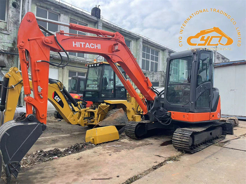Digunakan Hitachi ZX60USB Mini Excavator Digunakan 6 Ton Hitachi ZX60 Crawler Excavator