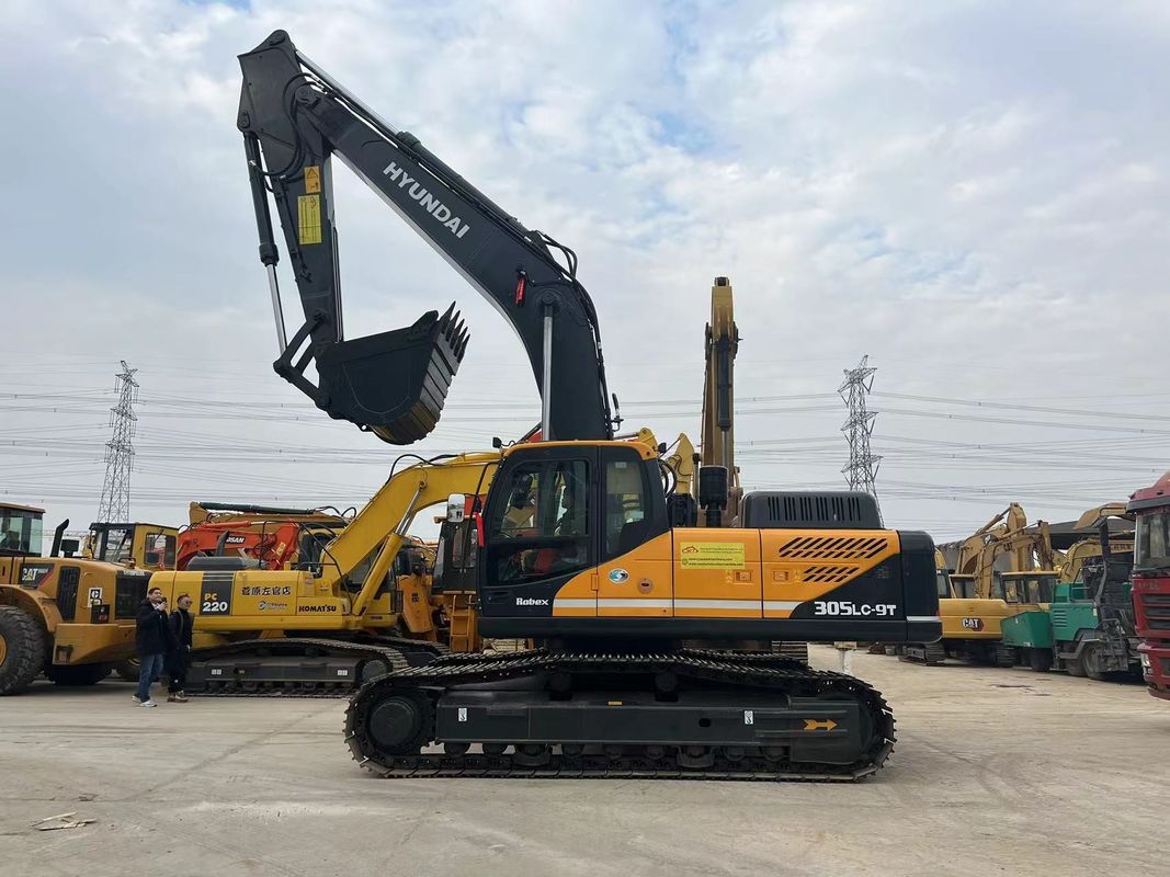 Doosan Hyundai 305lc-9t Digunakan Excavator Besar 30 Ton Digunakan Excavator Besar Hyundai