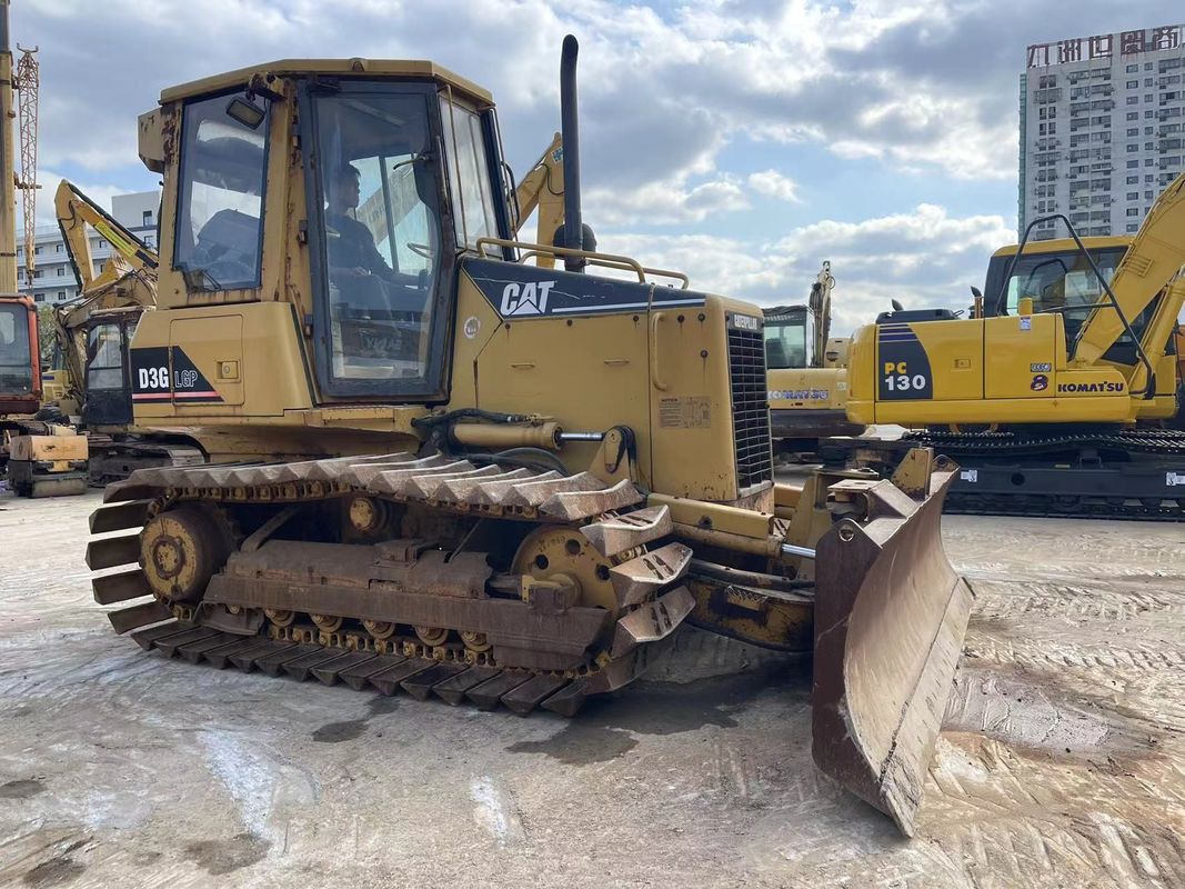 Warna asli digunakan Caterpillar Dozer Cat D3G Bulldozer