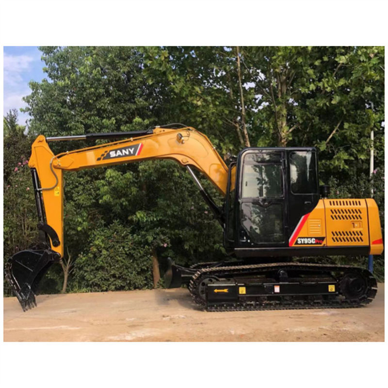 Merek Cina SANY SY95C Digunakan Hydraulic Excavator Berat 9 Ton Tier3 Dengan Bilah