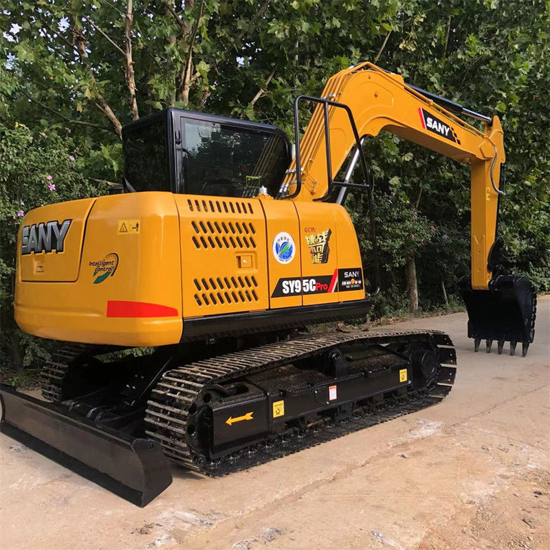 Merek Cina SANY SY95C Digunakan Hydraulic Excavator Berat 9 Ton Tier3 Dengan Bilah