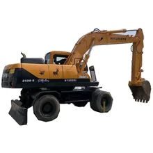 Konstruksi bekas Hyundai Excavator Dengan Warna Asli Dan Asal Silinder Hidraulik