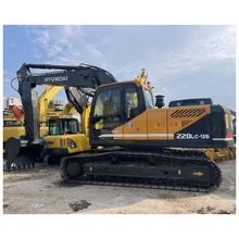 Kapasitas Tangki Bahan Bakar 255L Digunakan Hyundai Excavator dengan katup hidraulik asli dan kecepatan ayunan 10,2rpm