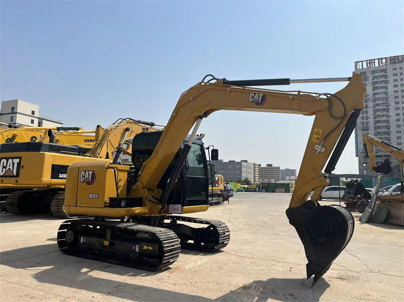 7 Ton Digunakan CAT Mini Excavator 307E2 Caterpillar 305 306 307 Crawler Excavators