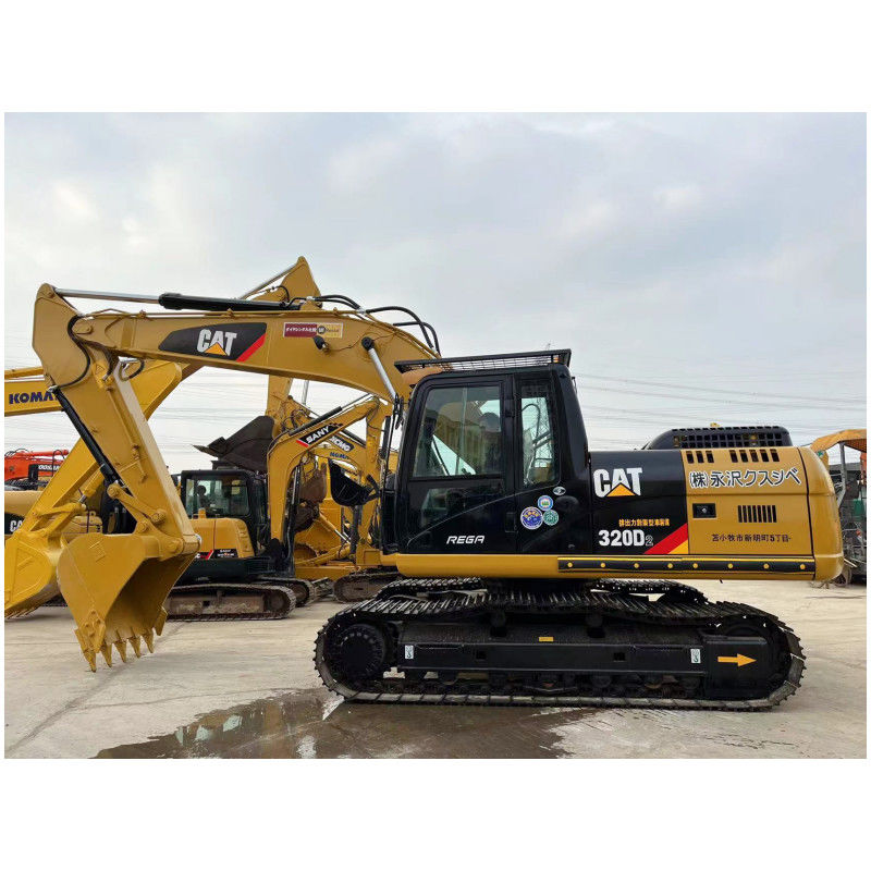 500-2000 Jam Digunakan Caterpillar 320D2 Excavator Tanpa Kebocoran Minyak