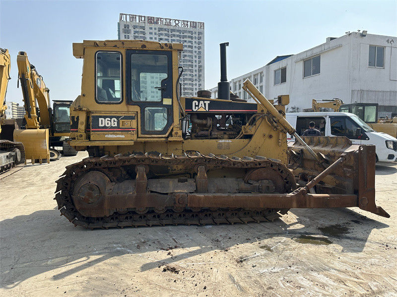Original CAT D6G Bulldozer bekas Caterpillar D3 D4 D7 Dozer dalam kondisi baik