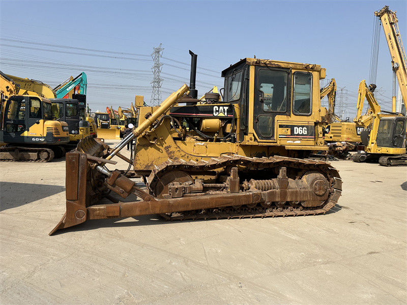 Original CAT D6G Bulldozer bekas Caterpillar D3 D4 D7 Dozer dalam kondisi baik