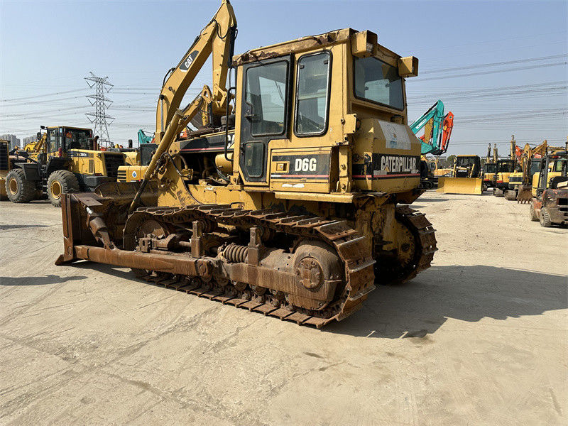 Original CAT D6G Bulldozer bekas Caterpillar D3 D4 D7 Dozer dalam kondisi baik
