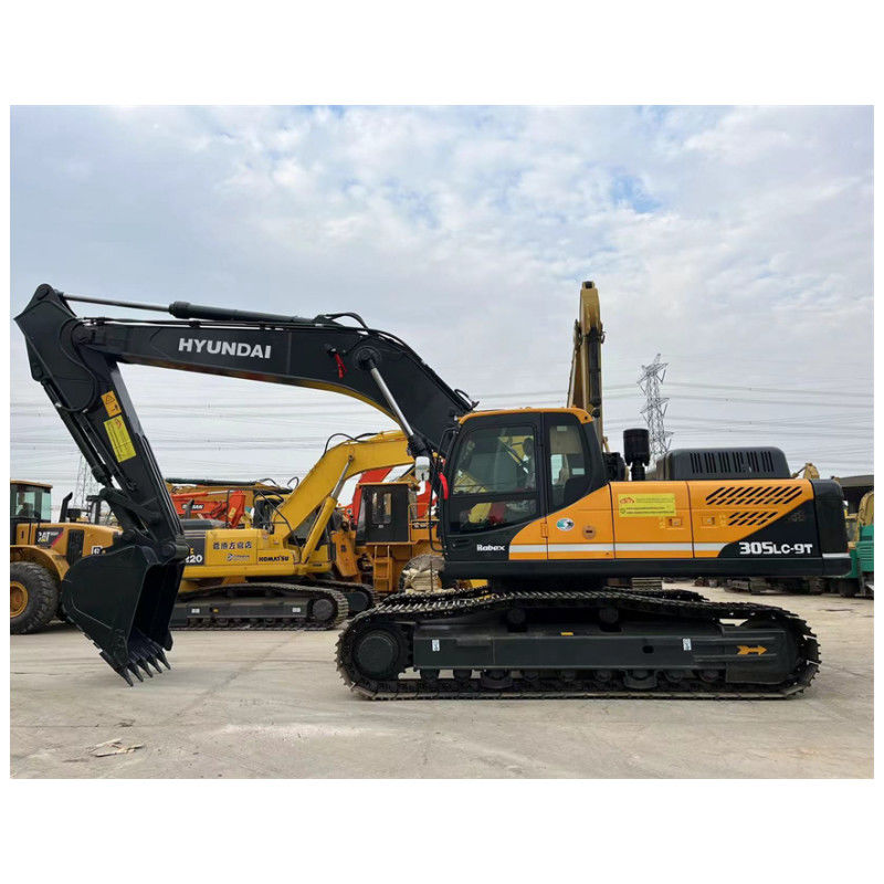 Low Hours 2020 Hyundai 305LC 9T Excavator Dengan Dan 1.38 M3 Referensi Ember Kapasitas