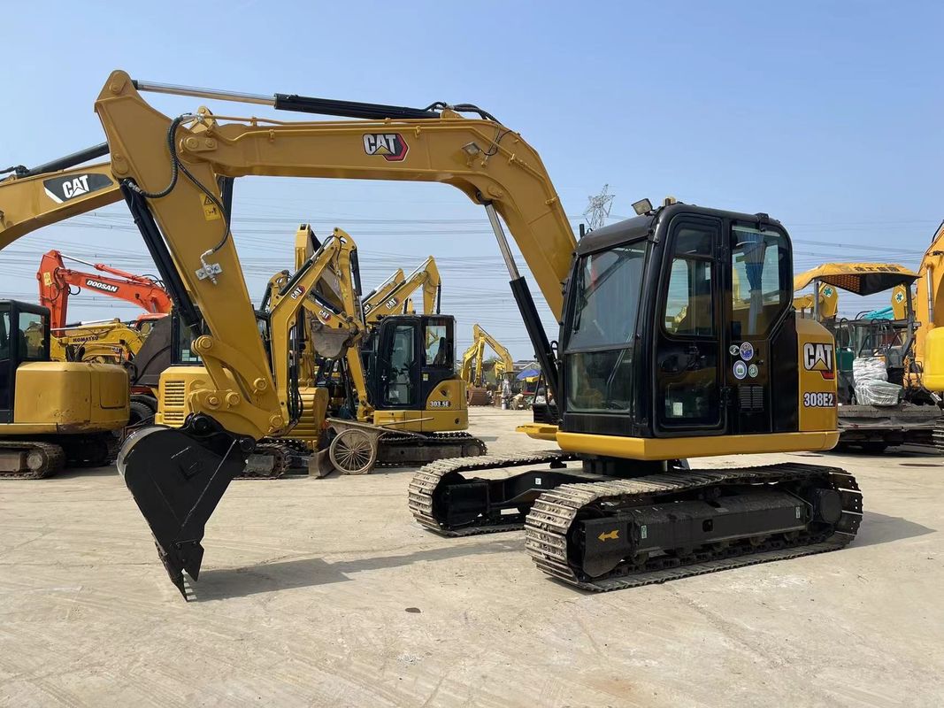 Digunakan Excavator Cat kecil Cat 308E2 Excavator 8 Ton Mini Excavator