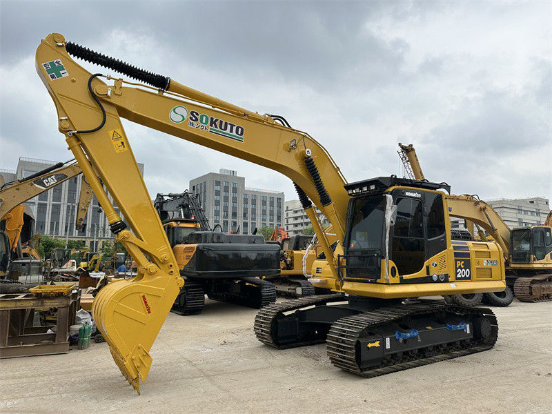 Digunakan Komatsu PC200-8 Digunakan Jepang Excavator Kondisi yang sangat baik Excavator hidrolik ukuran menengah