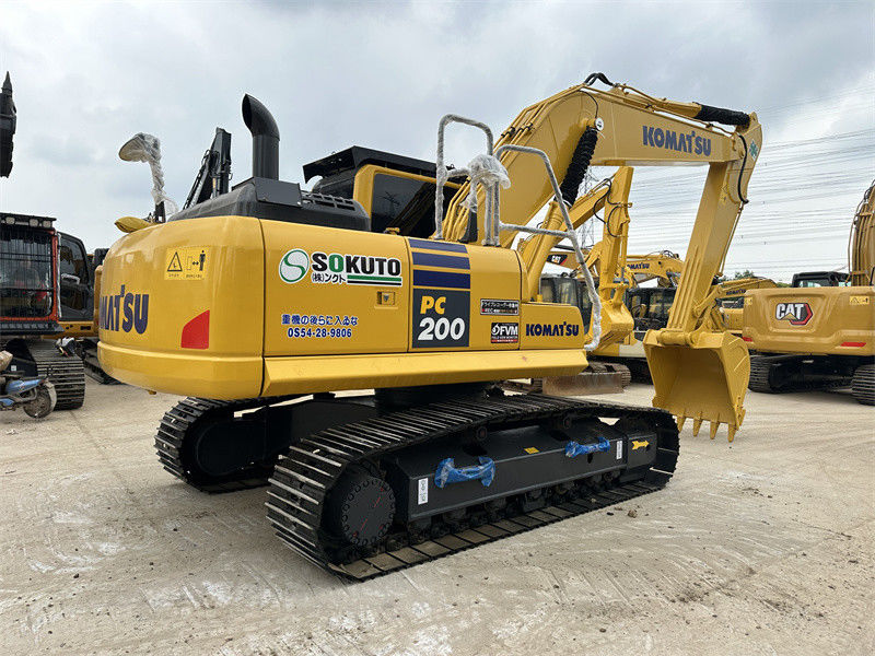 Digunakan Komatsu PC200-8 Digunakan Jepang Excavator Kondisi yang sangat baik Excavator hidrolik ukuran menengah