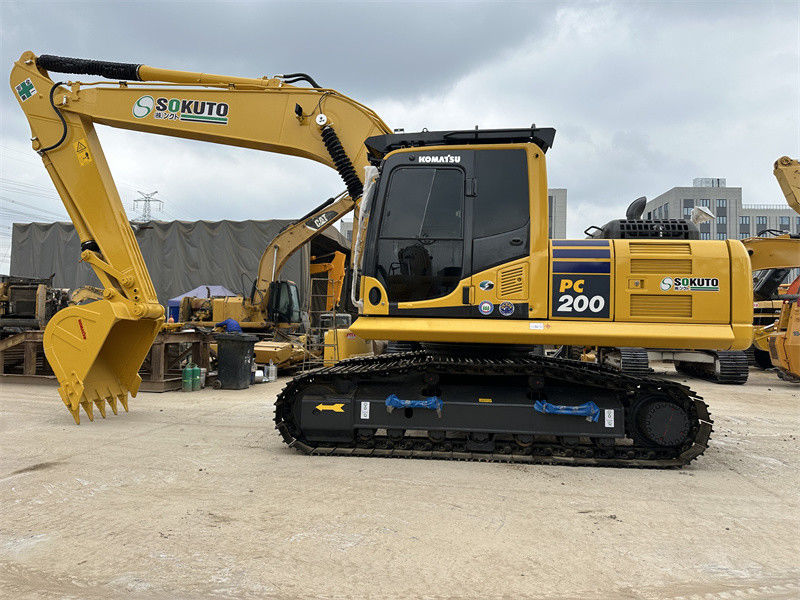 Digunakan Komatsu PC200-8 Digunakan Jepang Excavator Kondisi yang sangat baik Excavator hidrolik ukuran menengah