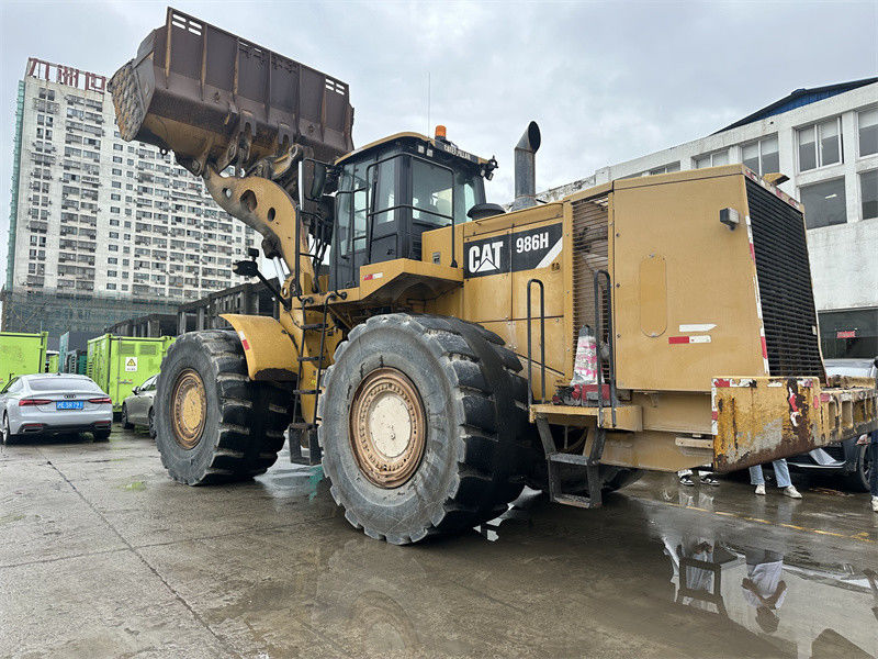 CAT 986H Loader Roda Asli Yang Digunakan Caterpillar CAT 986 Loader Front End Besar