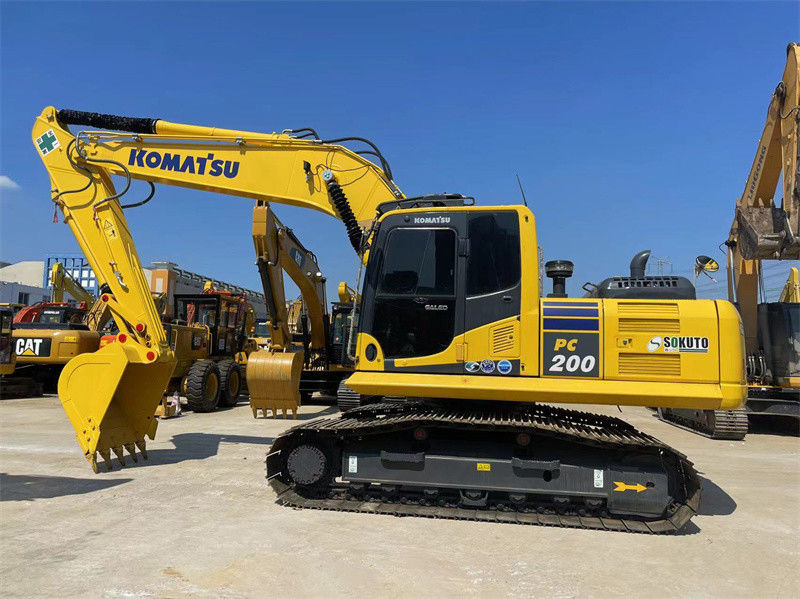 Murah bekas Jepang Excavator Komatsu PC200-8 Crawler Excavator dengan 800mm Track
