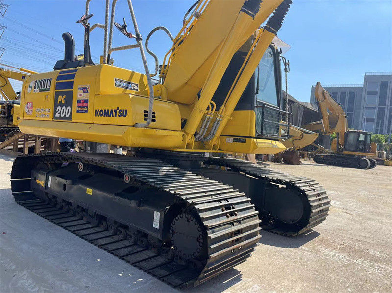 Murah bekas Jepang Excavator Komatsu PC200-8 Crawler Excavator dengan 800mm Track