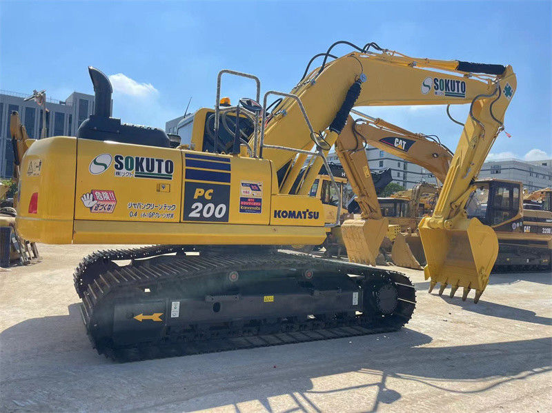 Murah bekas Jepang Excavator Komatsu PC200-8 Crawler Excavator dengan 800mm Track
