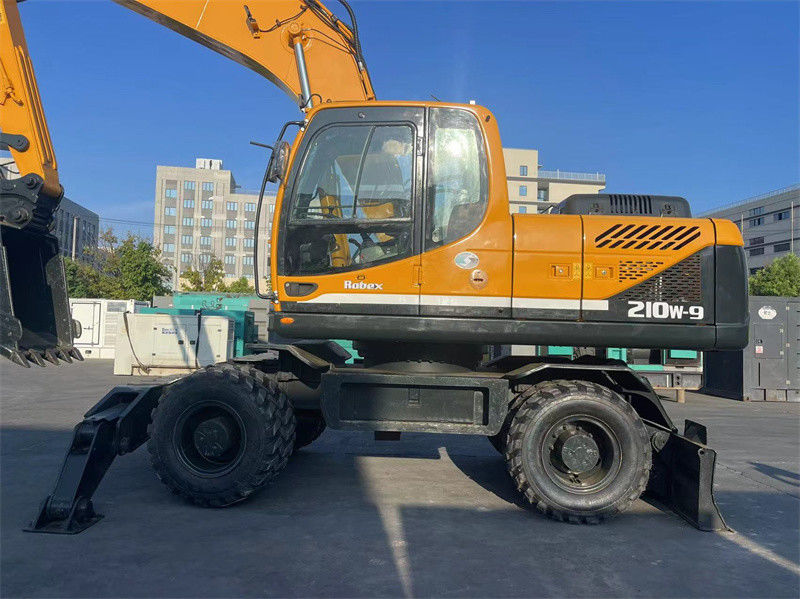 20 ton Korea Digunakan Hyundai R210W-9 Wheel Excavator Hyundai 210 Wheel Excavator