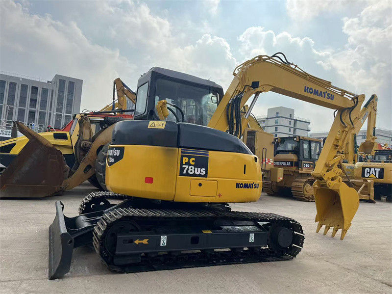 7.8 Ton Jepang Digunakan Komatsu PC78us Crawler Excavator PC78US-6 Mini Digger
